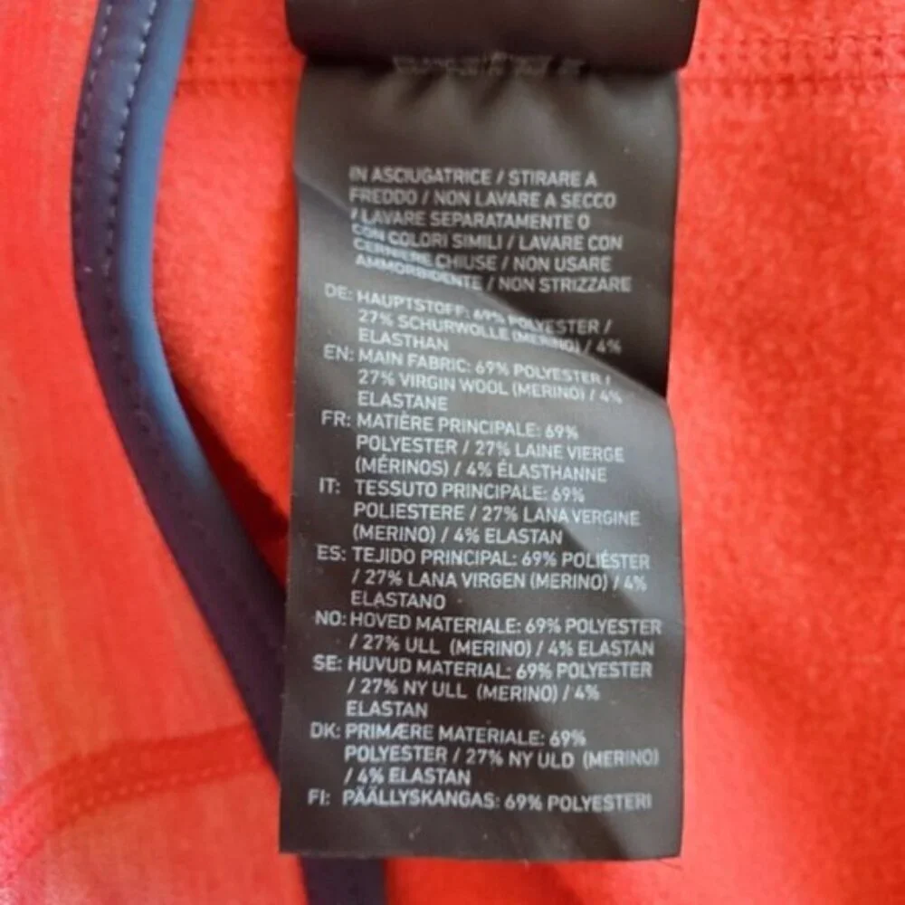 Ortovox Fleece Melange Wool-Blend Hoodie Jacket Size S - Picture 13 of 16